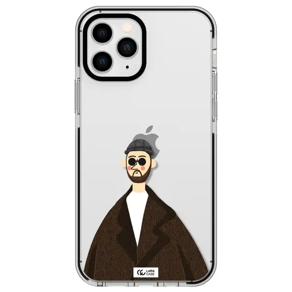 Leon Apple iPhone 11 pro max impact black border Case