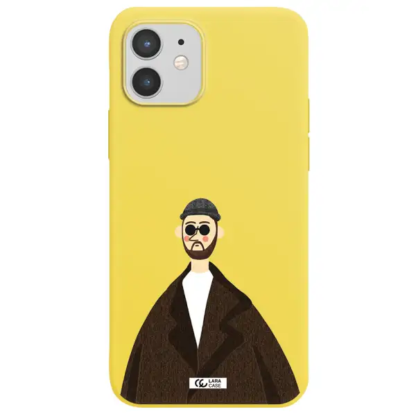 Leon Apple iPhone 12 mini Silicone canary yellow Case