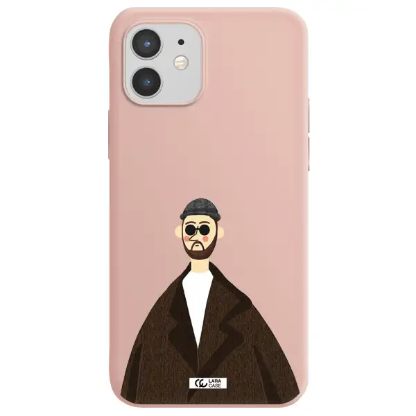 Leon Apple iPhone 12 mini Silicone pastel pink Case