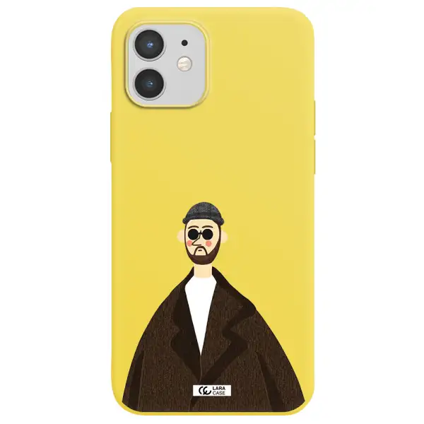 Leon Apple iPhone 12 Silicone canary yellow Case
