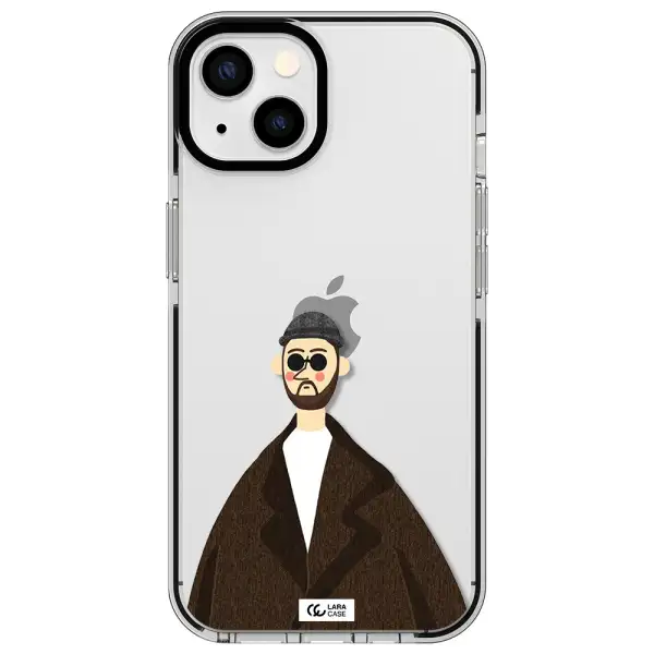 Leon Apple iPhone 13 impact black border Case