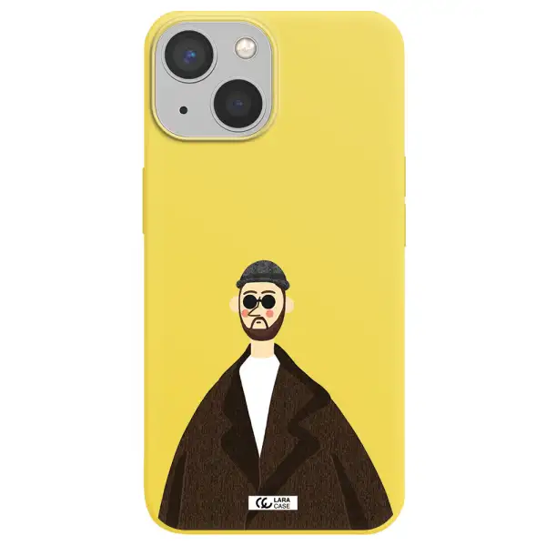 Leon Apple iPhone 13 Silicone canary yellow Case