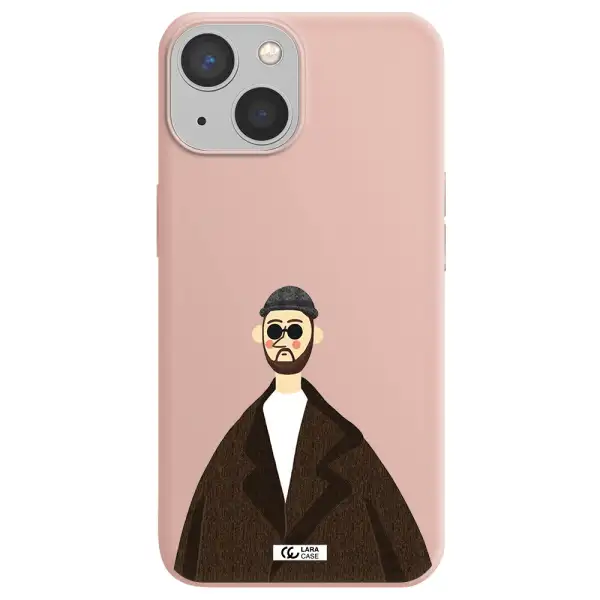 Leon Apple iPhone 13 Silicone pastel pink Case