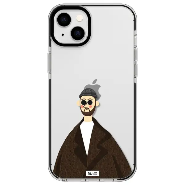 Leon Apple iPhone 14 plus impact black border Case