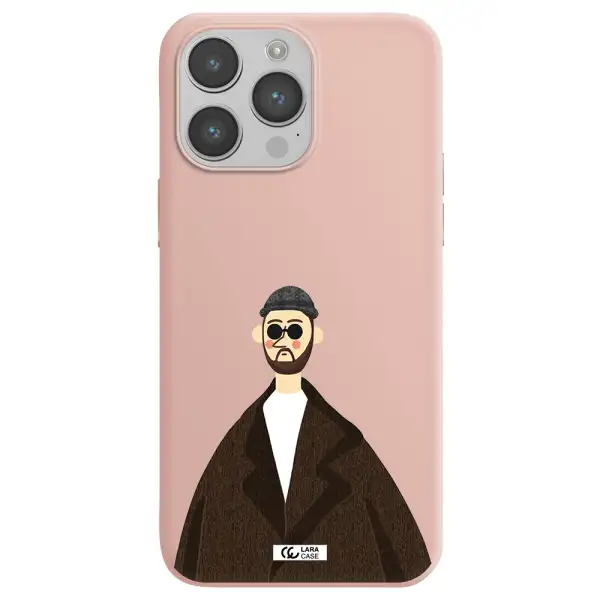 Leon Apple iPhone 14 pro Silicone pastel pink Case