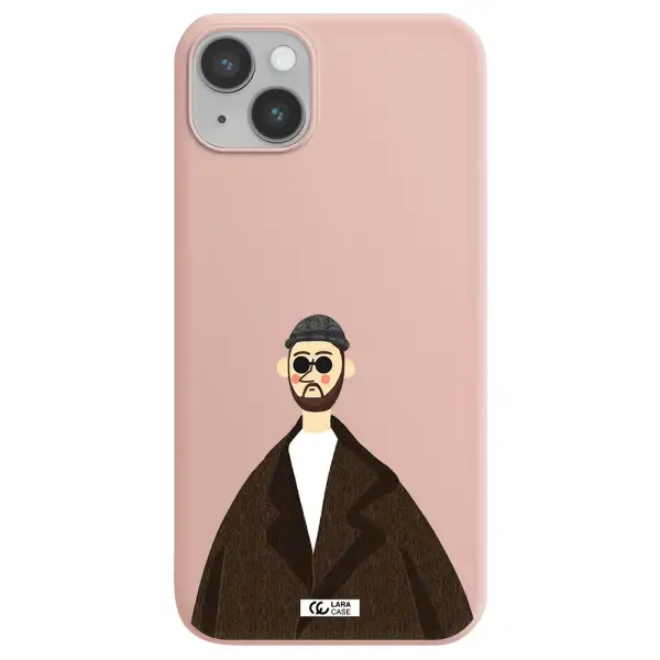 Leon Apple iPhone 14 Silicone pastel pink Case
