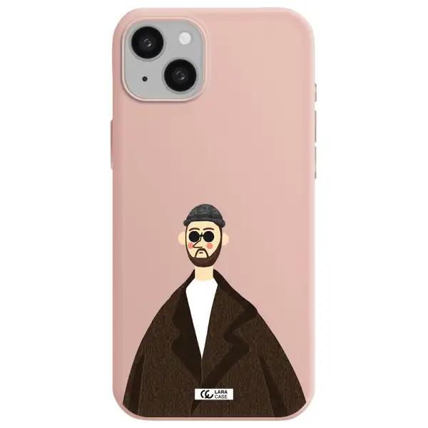 Leon Apple iphone 15 plus Silicone pastel pink Case