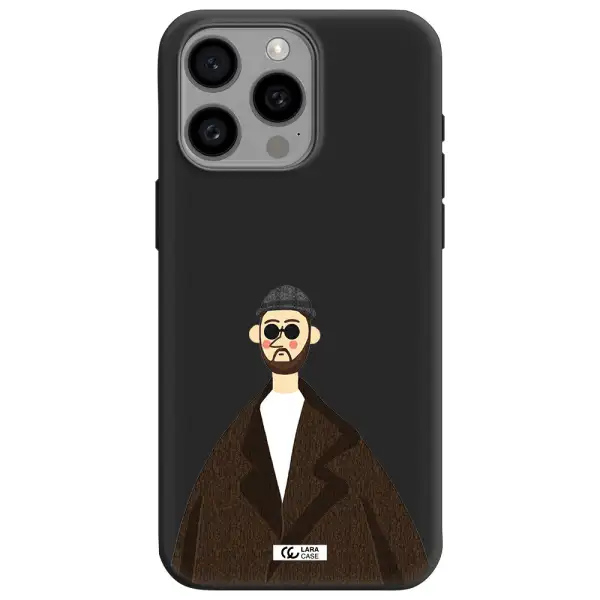 Leon Apple Iphone 15 Pro max Silicone black Case