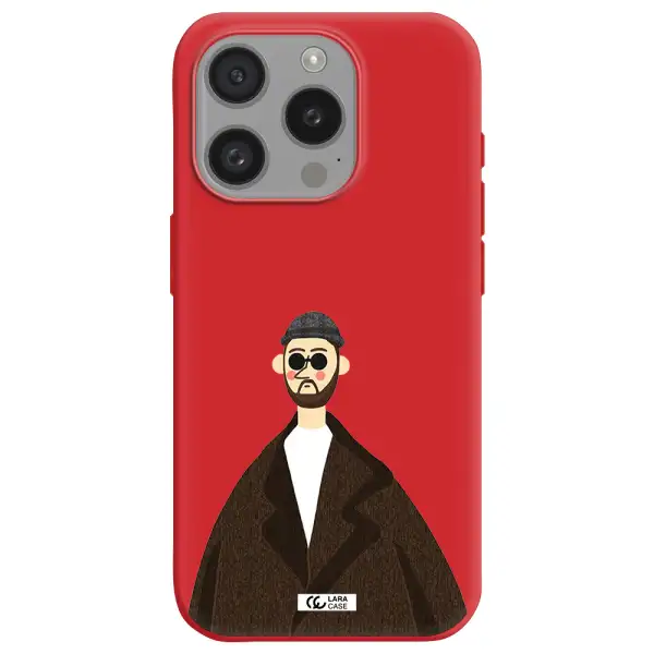 Leon Apple Iphone 15 Pro Silicone Imperial Red Case