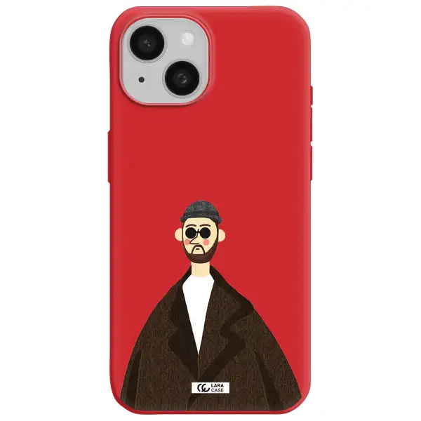 Leon Apple Iphone 15 Silicone Imperial Red Case