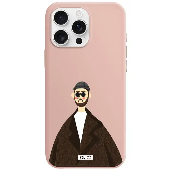 Leon Apple Iphone 16 Pro Max Silicone Pastel Pink Case