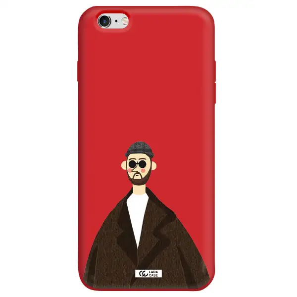Leon Apple iPhone 6 plus Silicone Imperial Red Case