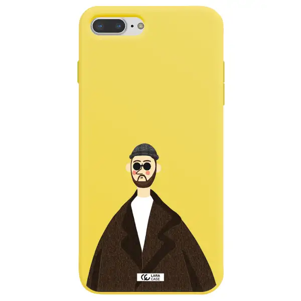 Leon Apple iPhone 7 plus Silicone canary yellow Case