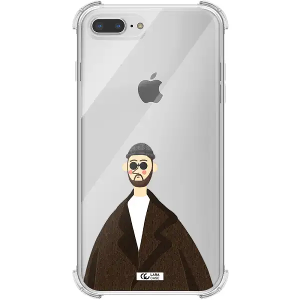 Leon Apple iPhone 8 plus Clear PC Case
