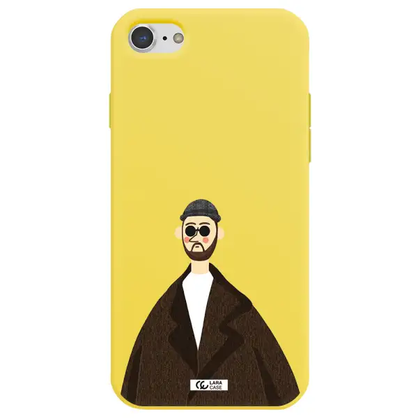 Leon Apple iPhone 8 Silicone canary yellow Case