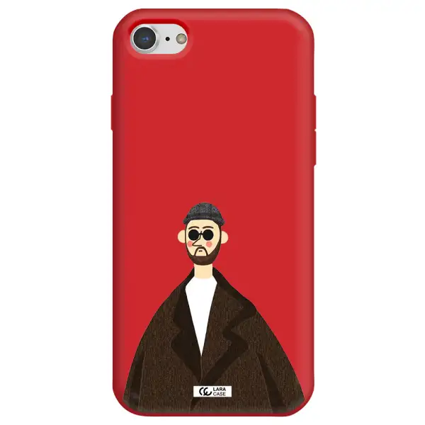 Leon Apple iPhone 8 Silicone Imperial Red Case