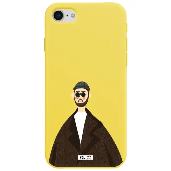 Leon Apple iPhone se 2020 Silicone canary yellow Case