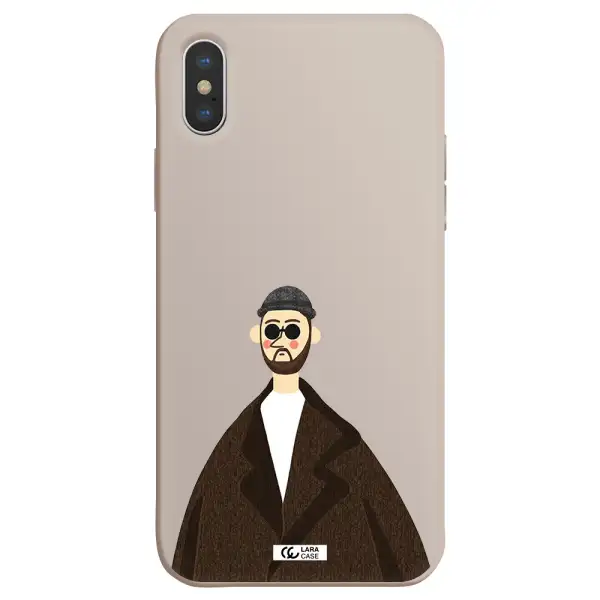 Leon Apple iPhone X Silicone Stone Case