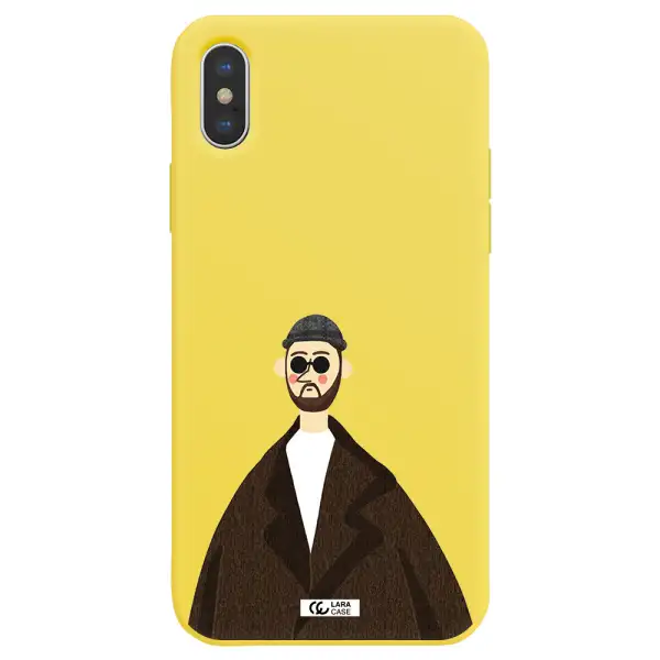 Leon Apple iPhone XS Silicone canary yellow Case