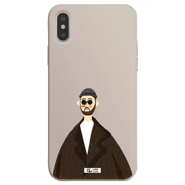 Leon Apple iPhone XS Silicone Stone Case