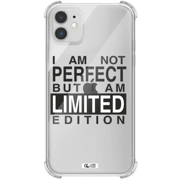 I Am Not Perfect Apple iPhone 11 Clear PC Case