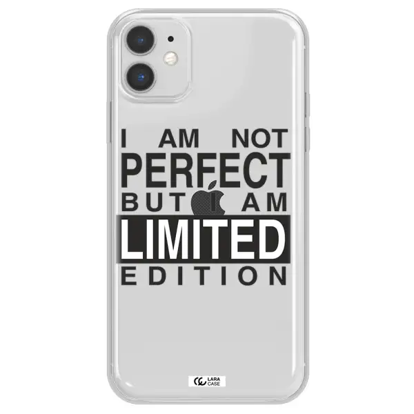 I Am Not Perfect Apple iPhone 11 Clear TPU Case