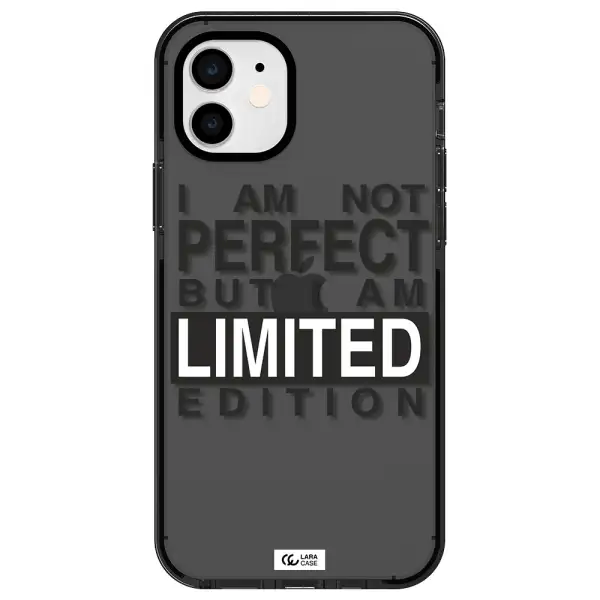 I Am Not Perfect Apple iPhone 11 impact Smoke Black Case