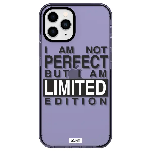 I Am Not Perfect Apple iPhone 11 pro impact Lilac Case