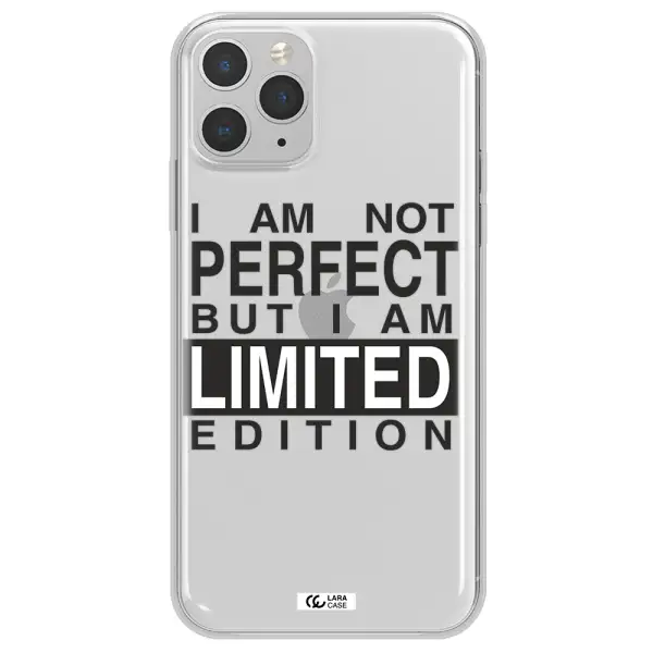 I Am Not Perfect Apple iPhone 11 pro max Clear TPU Case