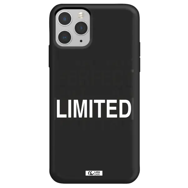 I Am Not Perfect Apple iPhone 11 pro max Silicone black Case
