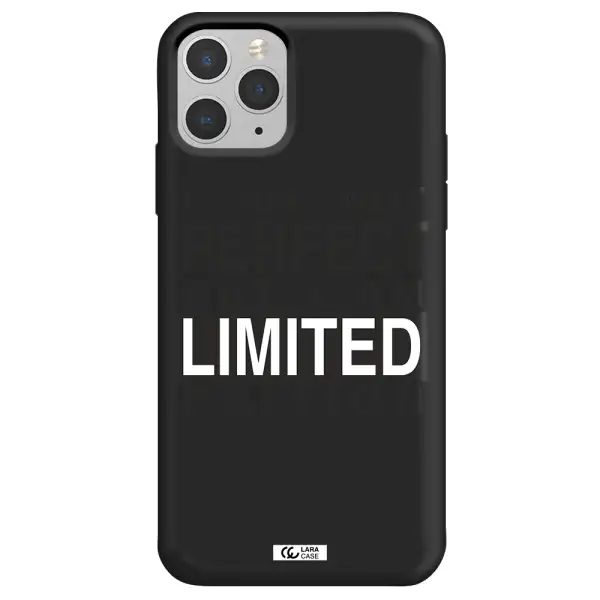 I Am Not Perfect Apple iPhone 11 pro Silicone black Case