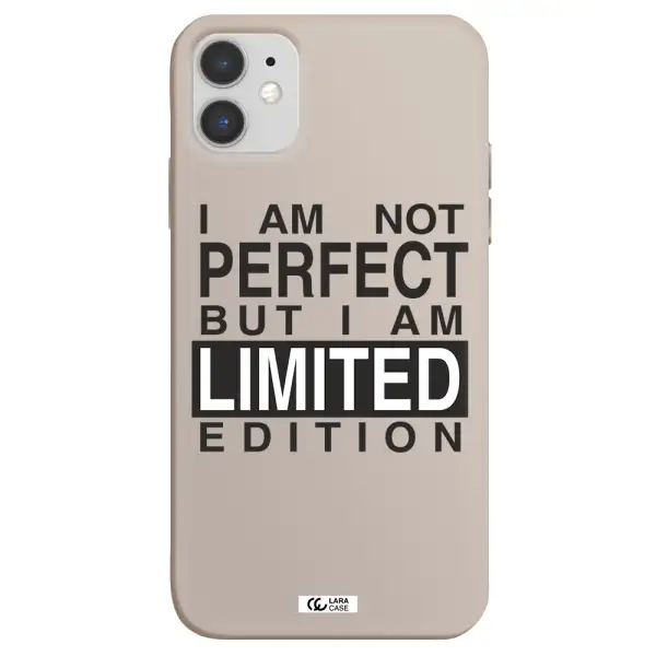I Am Not Perfect Apple iPhone 11 Silicone Stone Case