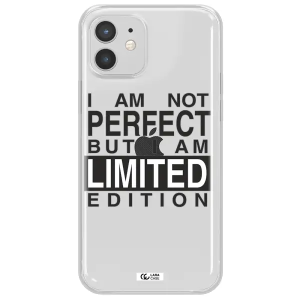 I Am Not Perfect Apple iPhone 12 mini Clear TPU Case