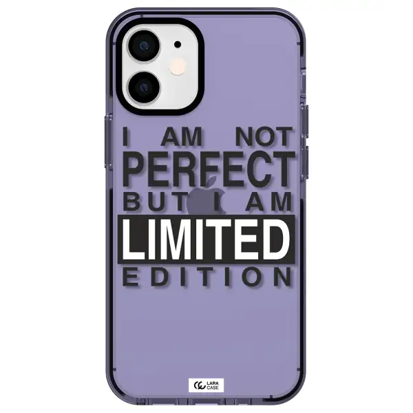 I Am Not Perfect Apple iPhone 12 mini impact Lilac Case
