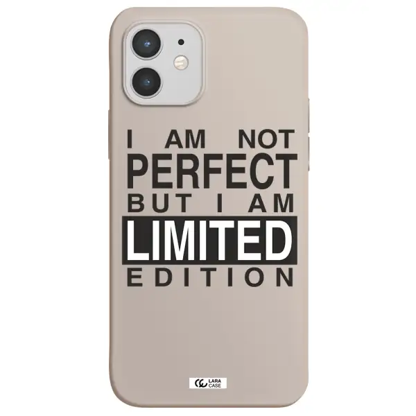 I Am Not Perfect Apple iPhone 12 mini Silicone Stone Case