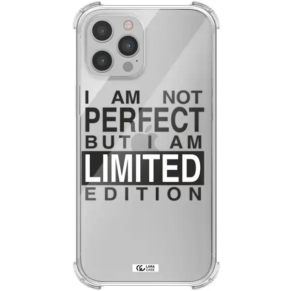 I Am Not Perfect Apple iPhone 12 pro Clear PC Case