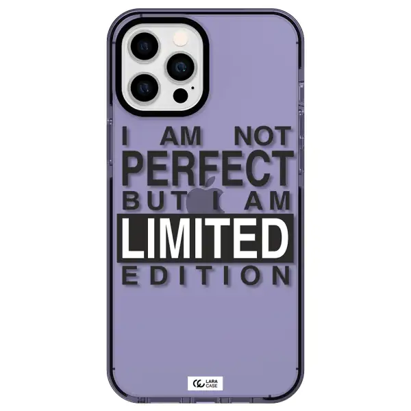 I Am Not Perfect Apple iPhone 12 pro max impact Lilac Case
