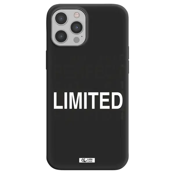 I Am Not Perfect Apple iPhone 12 pro max Silicone black Case
