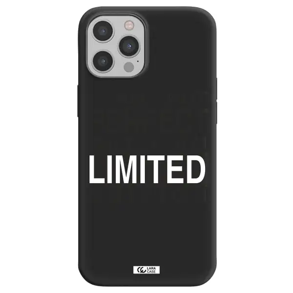 I Am Not Perfect Apple iPhone 12 pro Silicone black Case