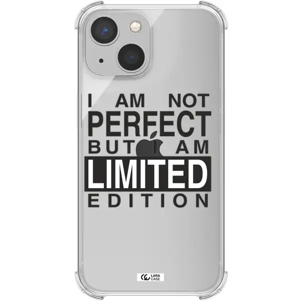 I Am Not Perfect Apple iPhone 13 Clear PC Case
