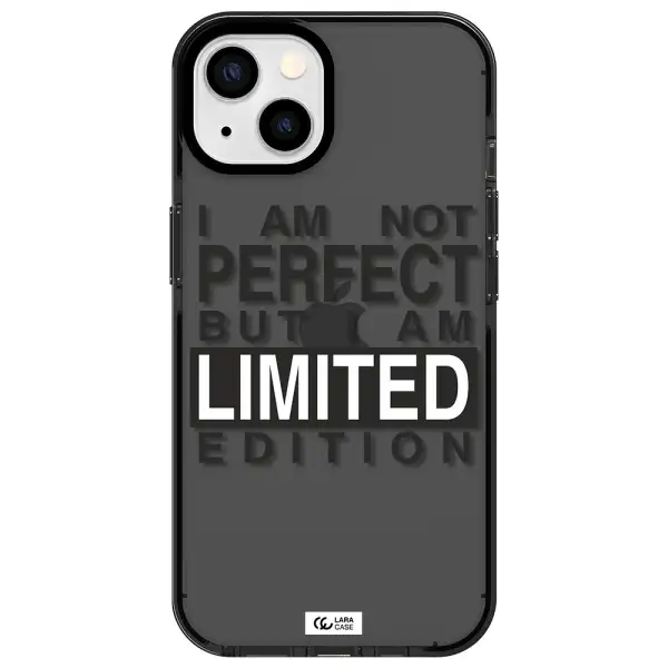 I Am Not Perfect Apple iPhone 13 impact Smoke Black Case