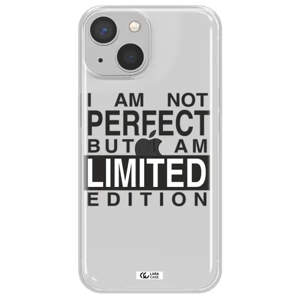 I Am Not Perfect Apple iPhone 13 mini Clear TPU Case