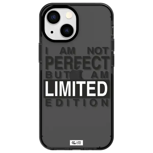 I Am Not Perfect Apple iPhone 13 mini impact Smoke Black Case