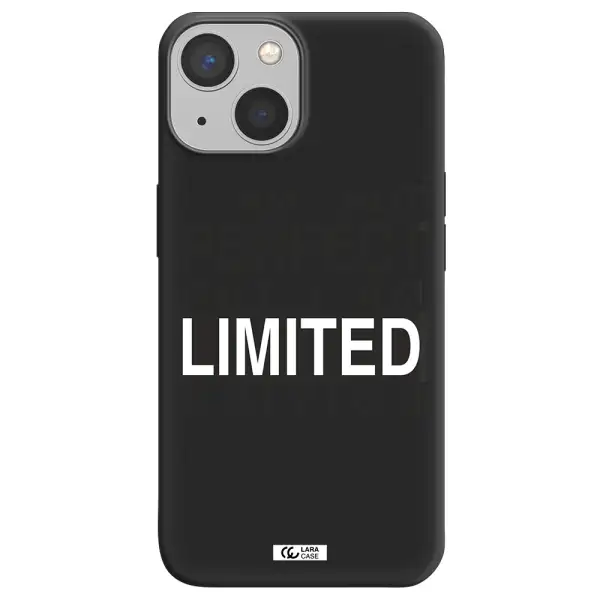 I Am Not Perfect Apple iPhone 13 mini Silicone black Case