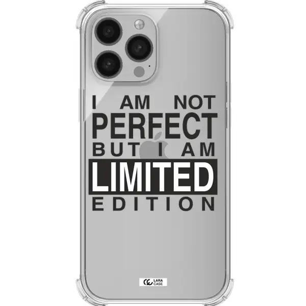I Am Not Perfect Apple iPhone 13 Pro Clear PC Case