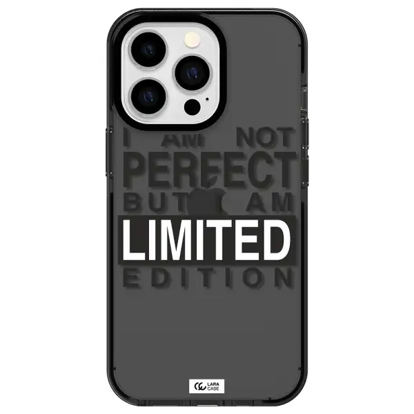 I Am Not Perfect Apple iPhone 13 Pro impact Smoke Black Case