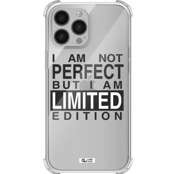 I Am Not Perfect Apple iPhone 13 Pro Max Clear PC Case