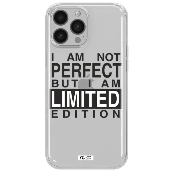 I Am Not Perfect Apple iPhone 13 Pro Max Clear TPU Case