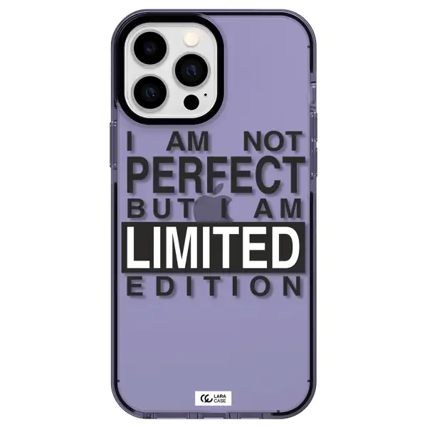 I Am Not Perfect Apple iPhone 13 Pro Max impact Lilac Case