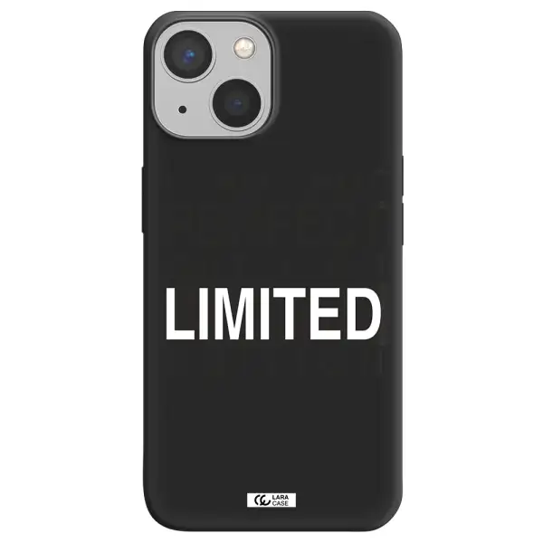 I Am Not Perfect Apple iPhone 13 Silicone black Case